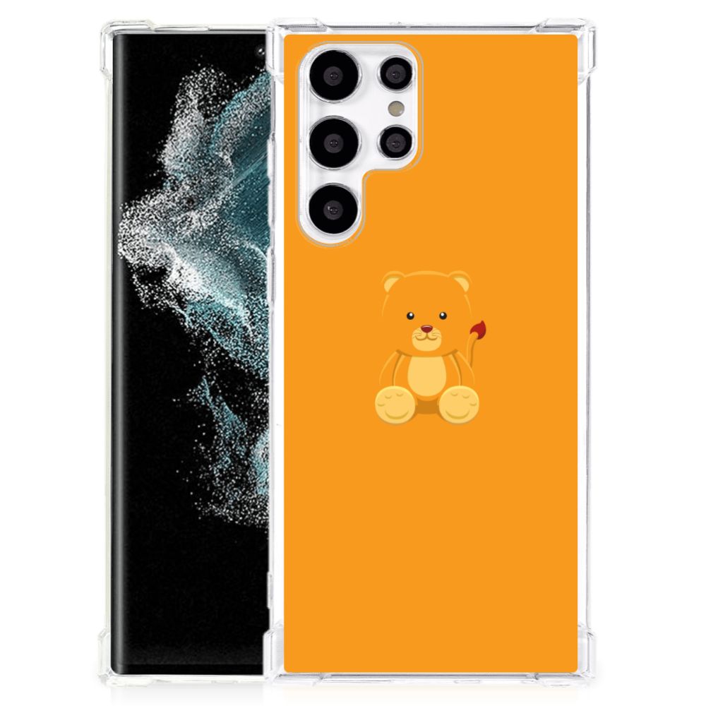 Samsung Galaxy S22 Ultra Stevig Bumper Hoesje Baby Beer B2C Telecom