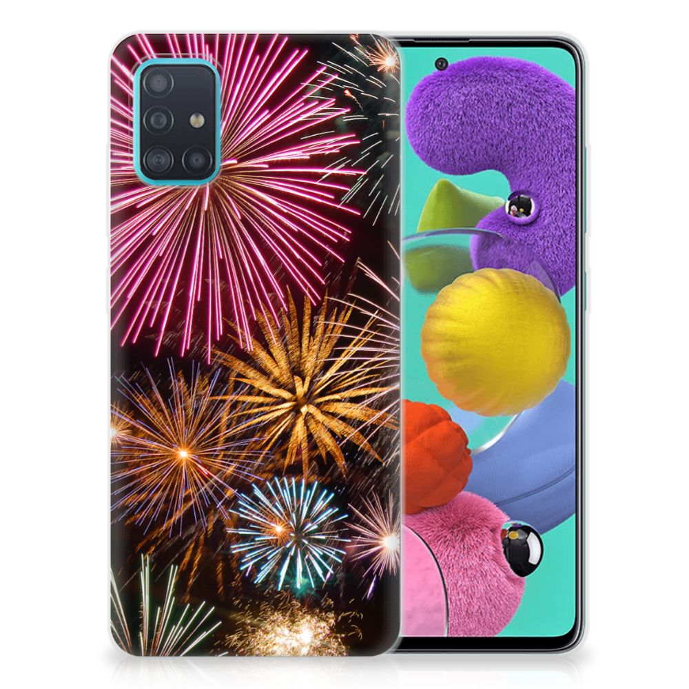 Samsung Galaxy A51 Silicone Back Cover Vuurwerk