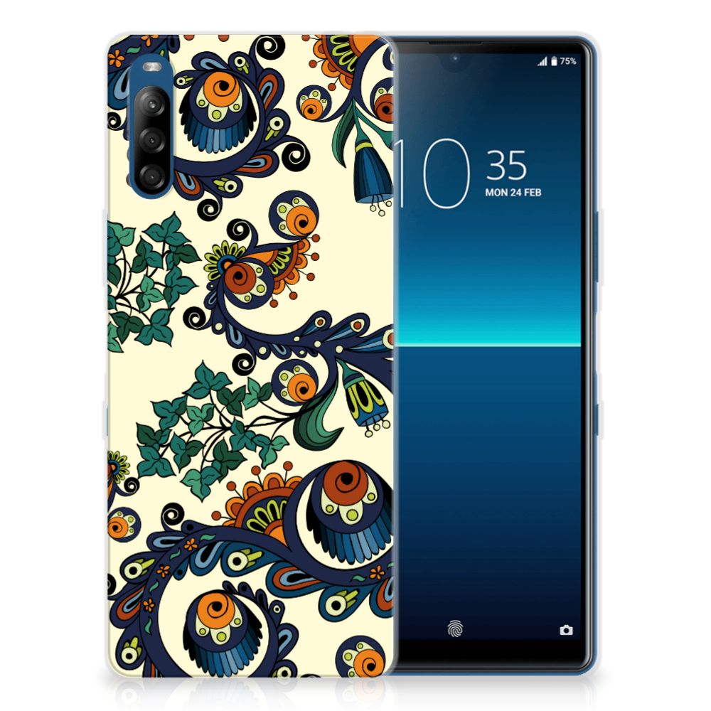 Siliconen Hoesje Sony Xperia L4 Barok Flower