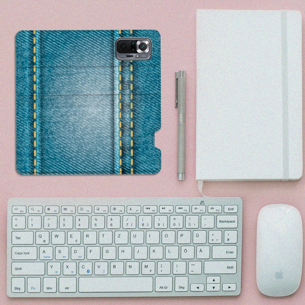 Xiaomi Redmi Note 10 Pro Hippe Standcase Jeans - B2C Telecom