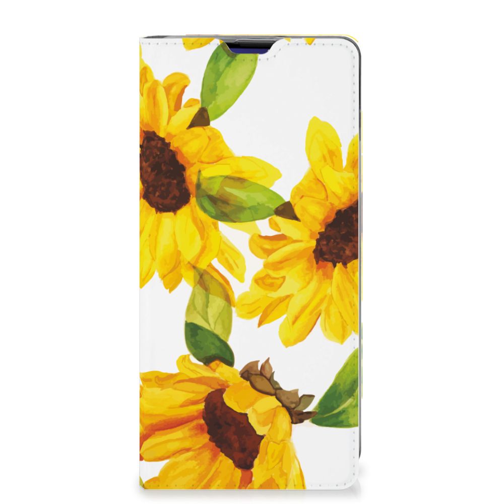 Smart Cover voor Samsung Galaxy S10 Plus Zonnebloemen