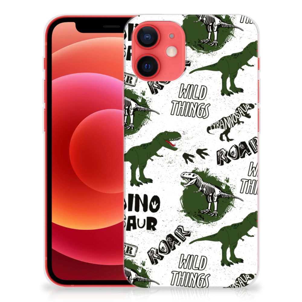TPU Hoesje voor iPhone 12 Mini Dinosaurus B2C Telecom