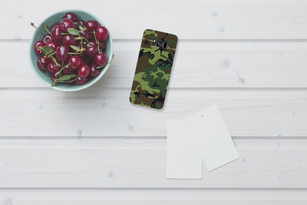 Samsung Galaxy S8 Plus TPU bumper Army Dark