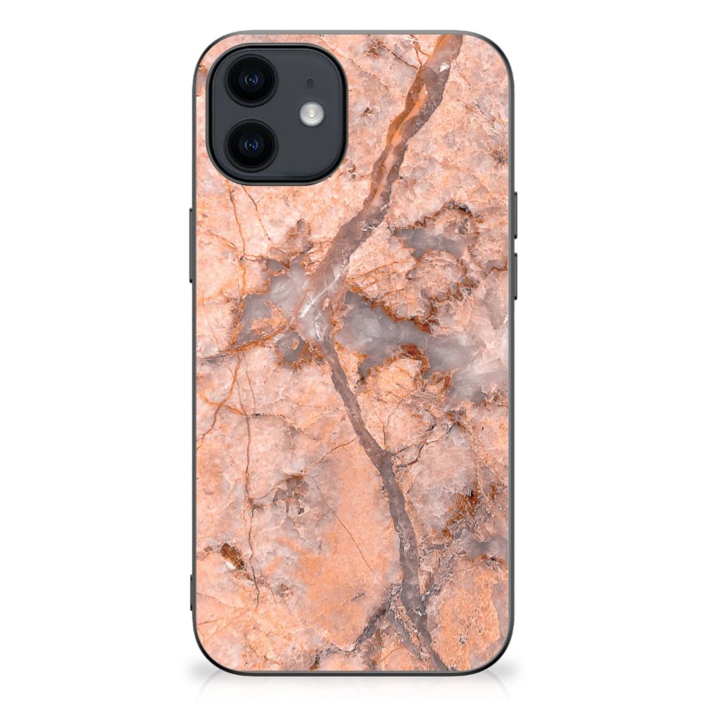 iPhone 12 Pro | 12 (6.1") Gripcase Marmer Oranje