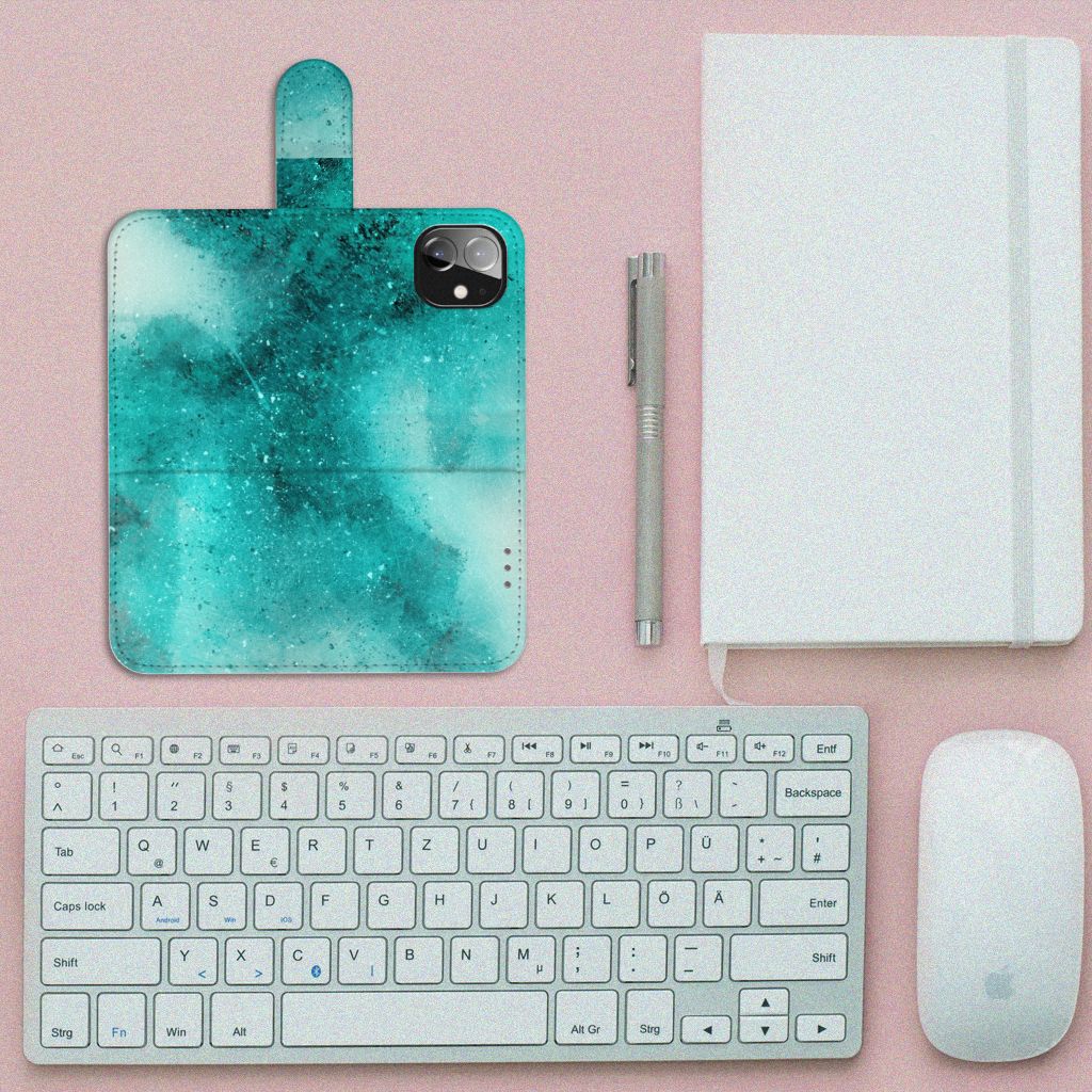 Hoesje Apple iPhone 12 Mini Painting Blue