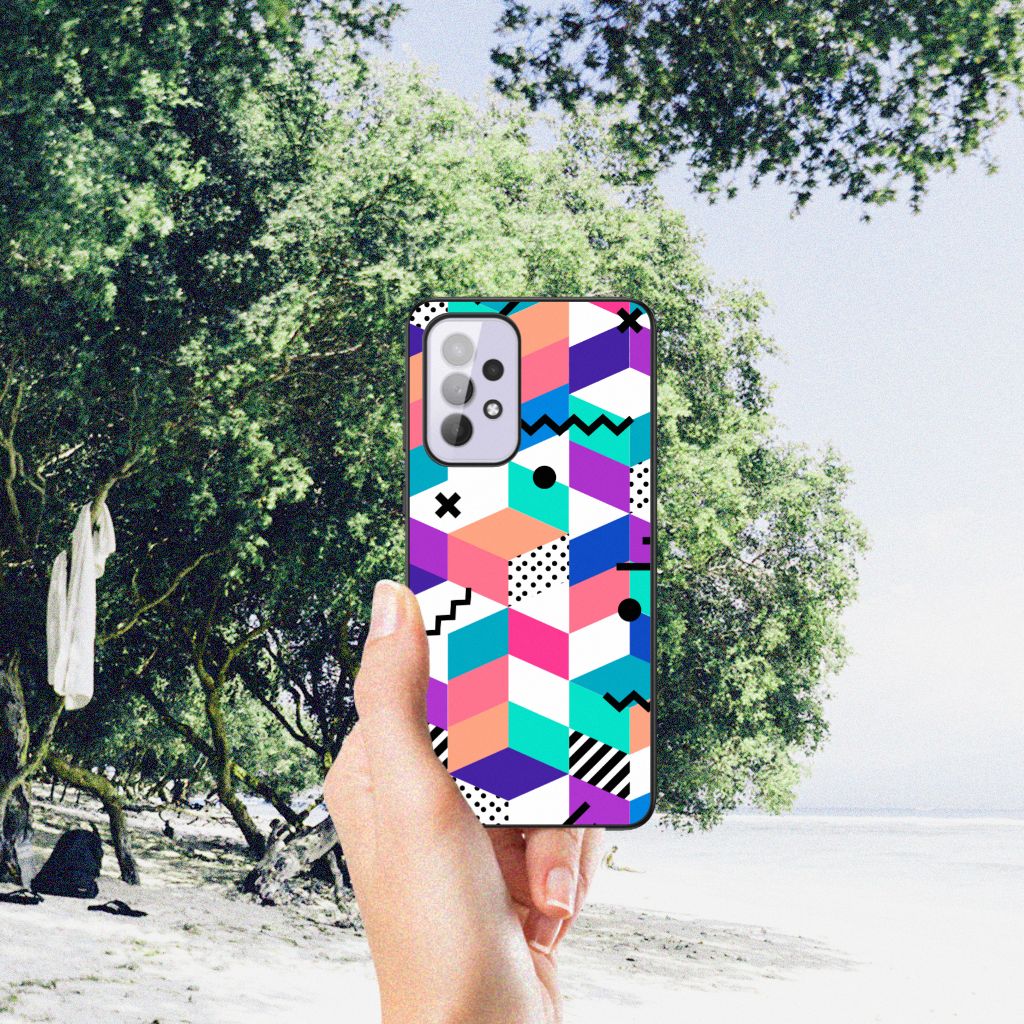 Samsung Galaxy A33 5G Backcover Blokken Kleurrijk B2C Telecom