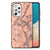 Samsung Galaxy A73 Marmeren Print Telefoonhoesje Marmer Oranje B2C Telecom