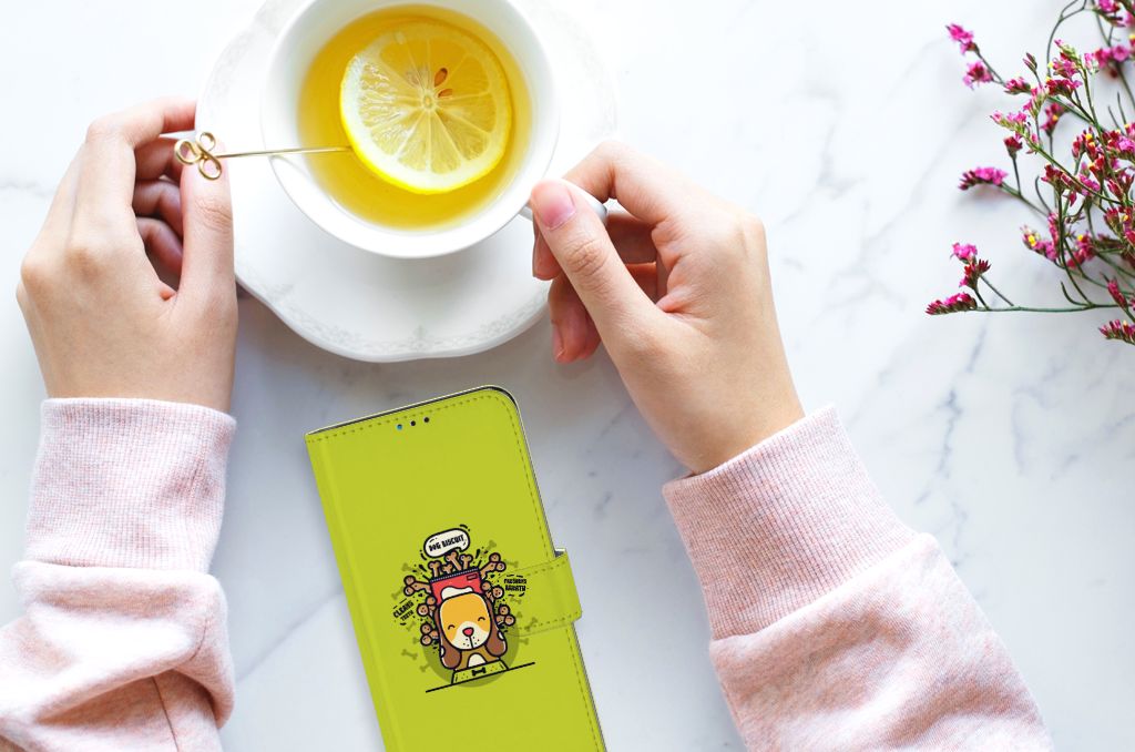 Motorola Moto G9 Play | E7 Plus Leuk Hoesje Doggy Biscuit