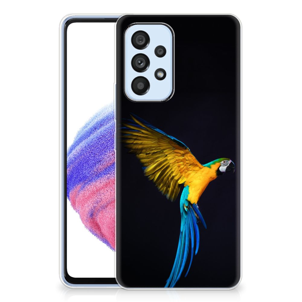 Samsung Galaxy A53 5G TPU Hoesje Papegaai