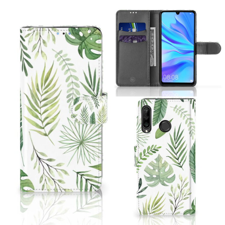 Huawei P30 Lite (2020) Hoesje Leaves