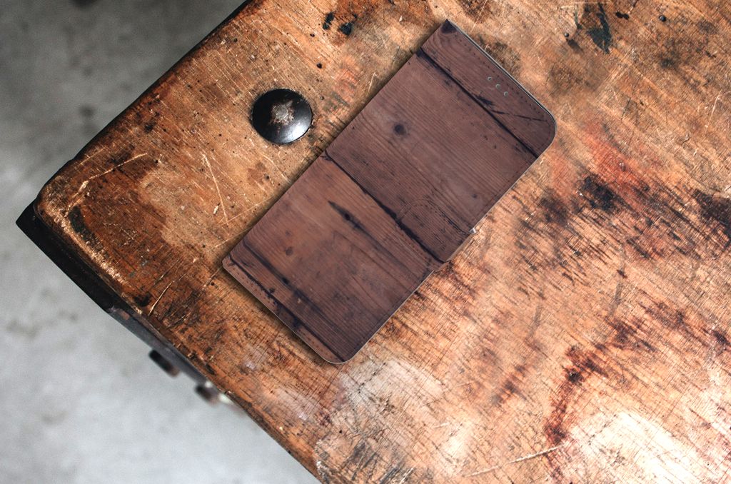 Samsung Galaxy S21 Plus Book Style Case Old Wood