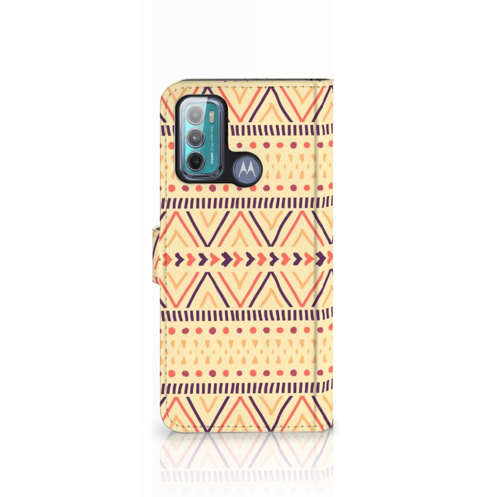 Motorola Moto G60 Telefoon Hoesje Aztec Yellow
