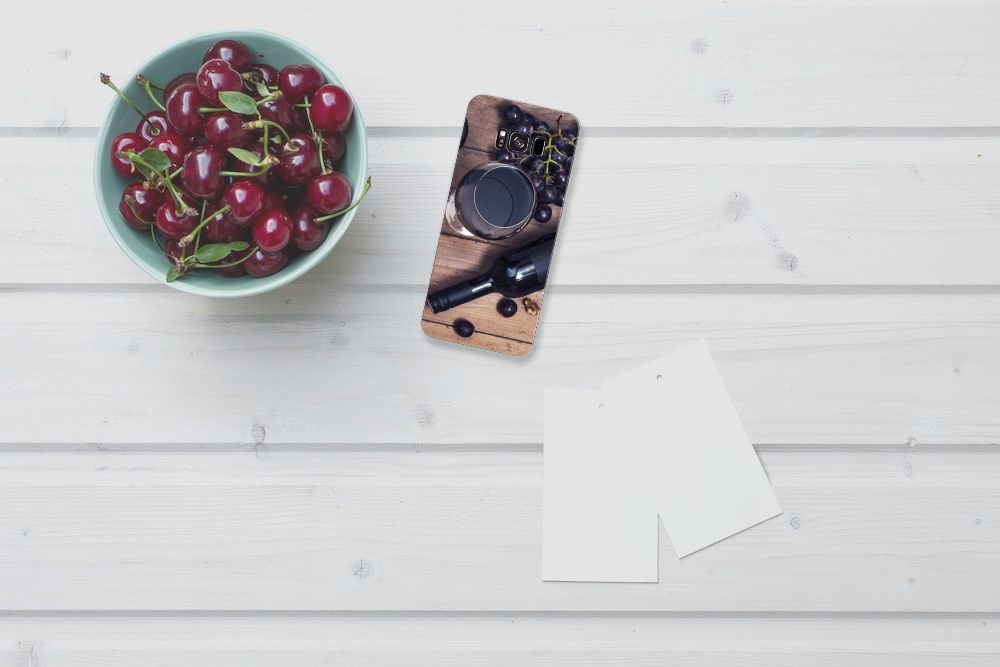 Samsung Galaxy S8 Plus Siliconen Case Wijn