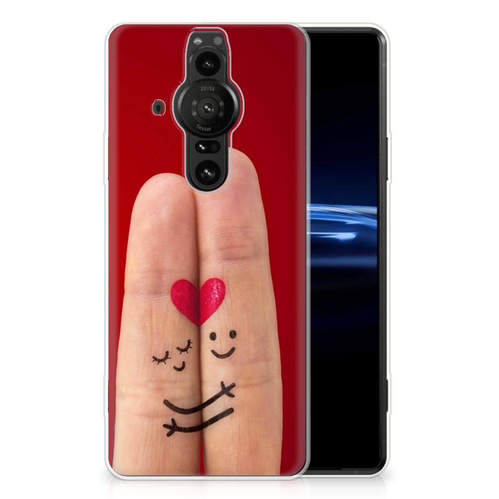 Sony Xperia Pro-I Silicone Back Cover Liefde - Origineel Romantisch Cadeau B2C Telecom