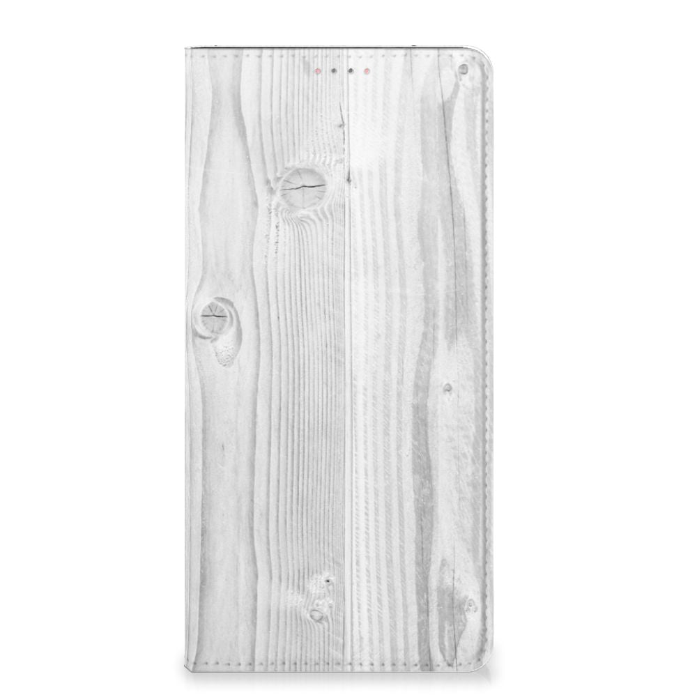 Samsung Galaxy A13 (4G) Book Wallet Case White Wood