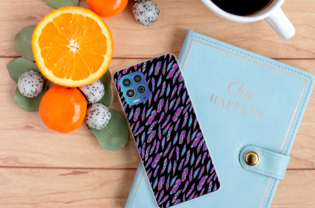 Motorola Moto G100 TPU bumper Feathers Color B2C Telecom