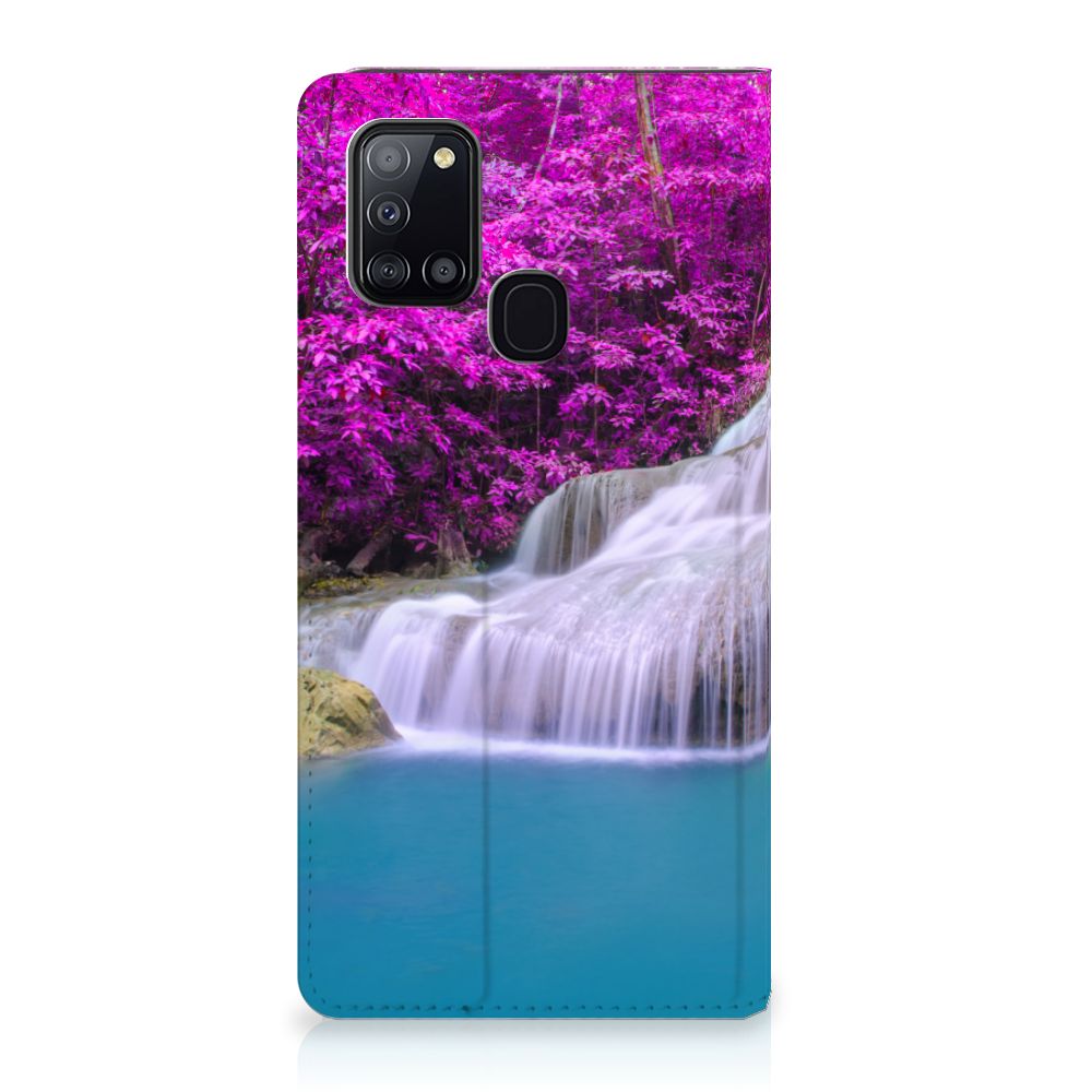 Samsung Galaxy A21s Book Cover Waterval - B2C Telecom