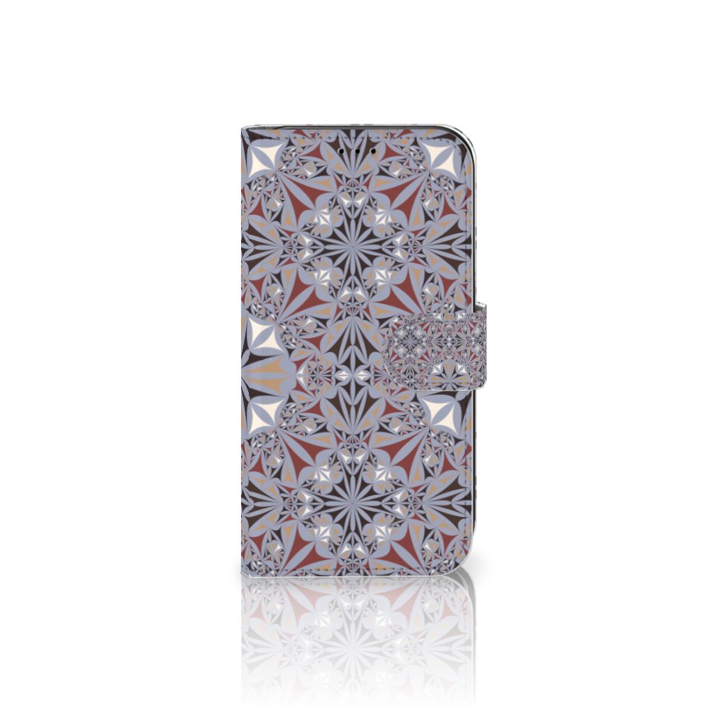 Apple iPhone 11 Bookcase Flower Tiles