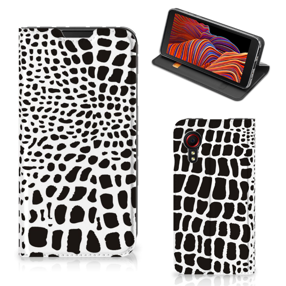 Samsung Galaxy Xcover 5 Hoesje maken Slangenprint - B2C Telecom