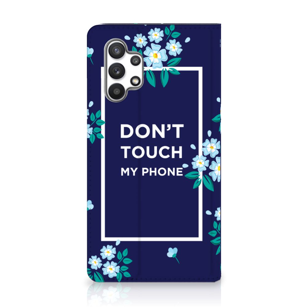 Samsung Galaxy A32 4G | A32 5G Enterprise Editie Design Case Flowers Blue DTMP - B2C Telecom