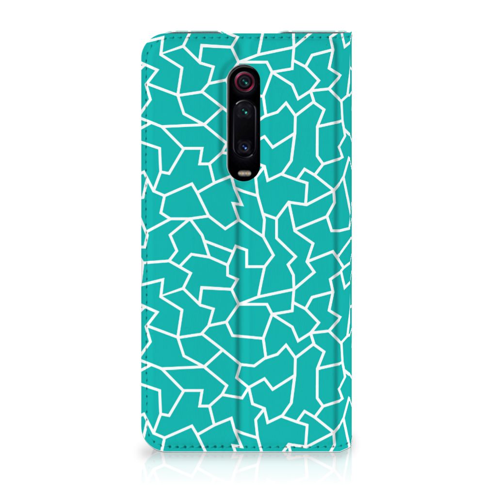 Xiaomi Redmi K20 Pro Bookcase Cracks Blue - B2C Telecom