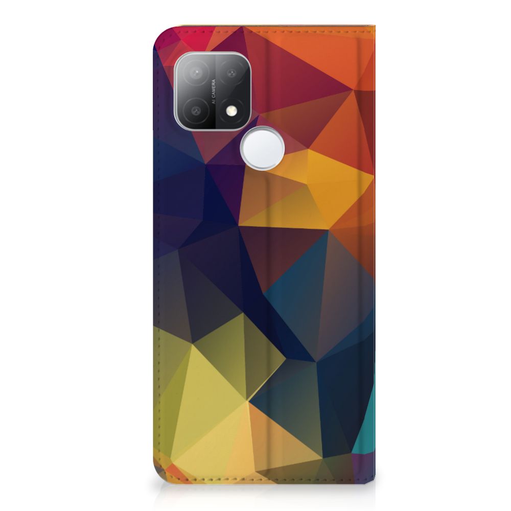 OPPO A15 Stand Case Polygon Color - B2C Telecom
