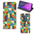 Motorola One Zoom Hoesje met Magneet Funky Retro - B2C Telecom
