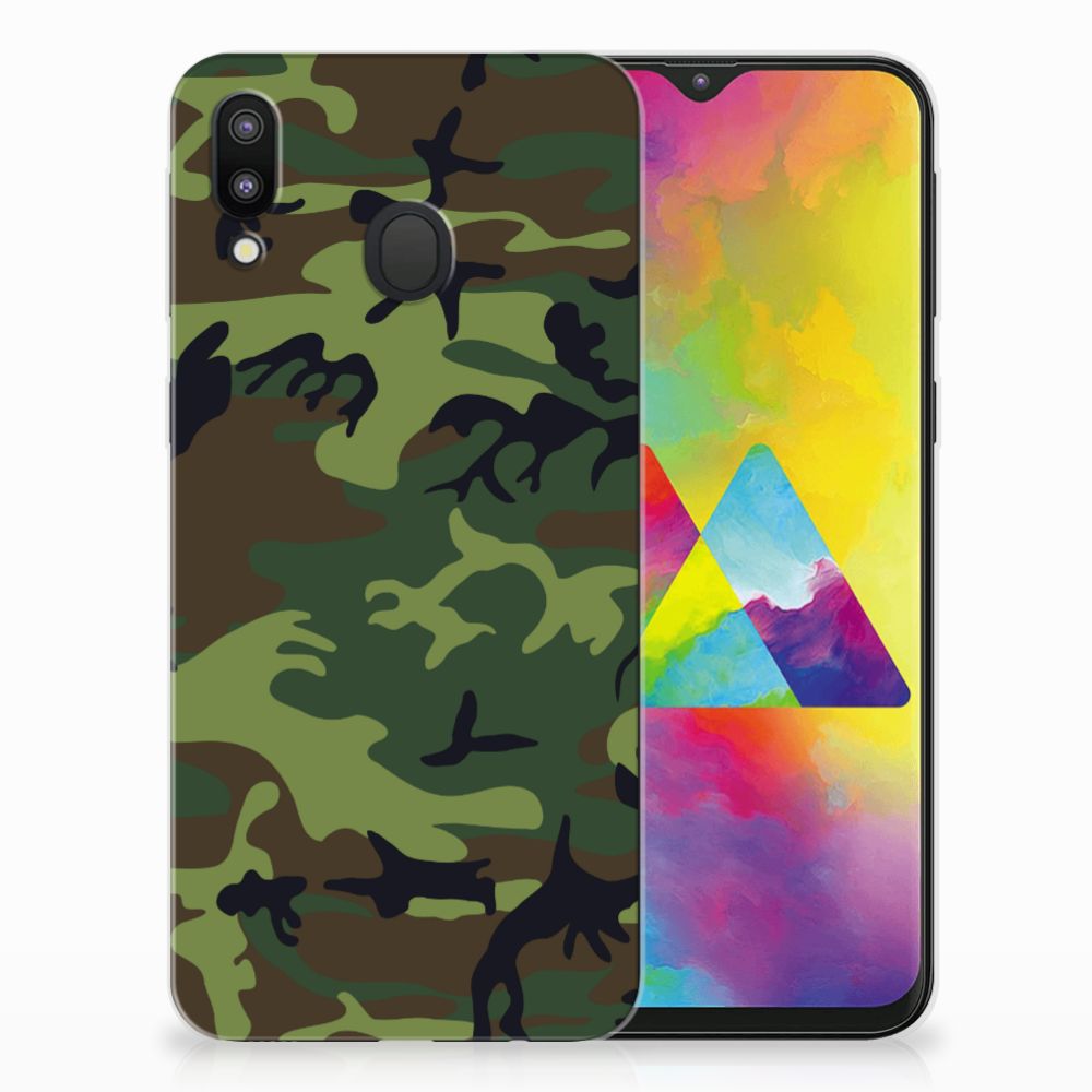 Samsung Galaxy M20 (Power) TPU bumper Army Dark
