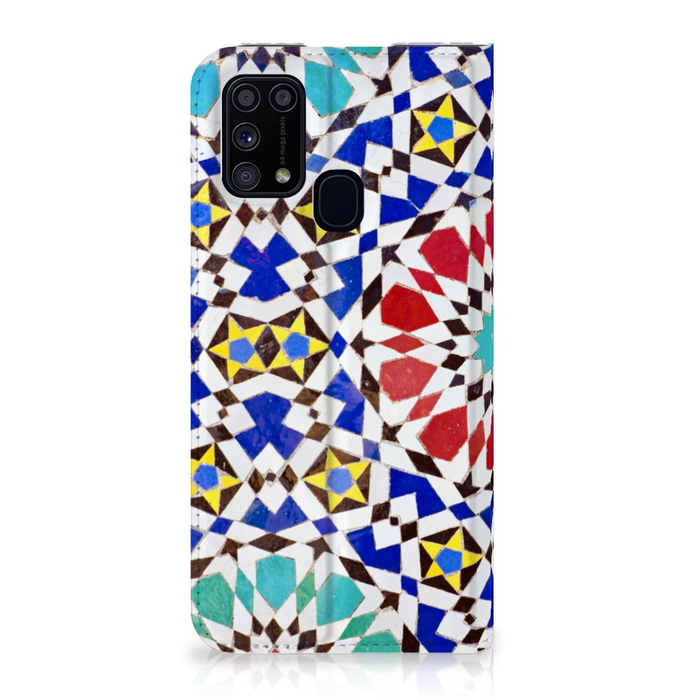 Samsung Galaxy M31 Standcase Mozaïek - B2C Telecom