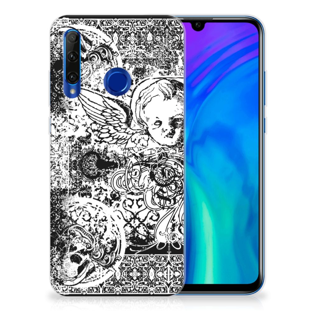 Silicone Back Case Honor 20 Lite Skulls Angel