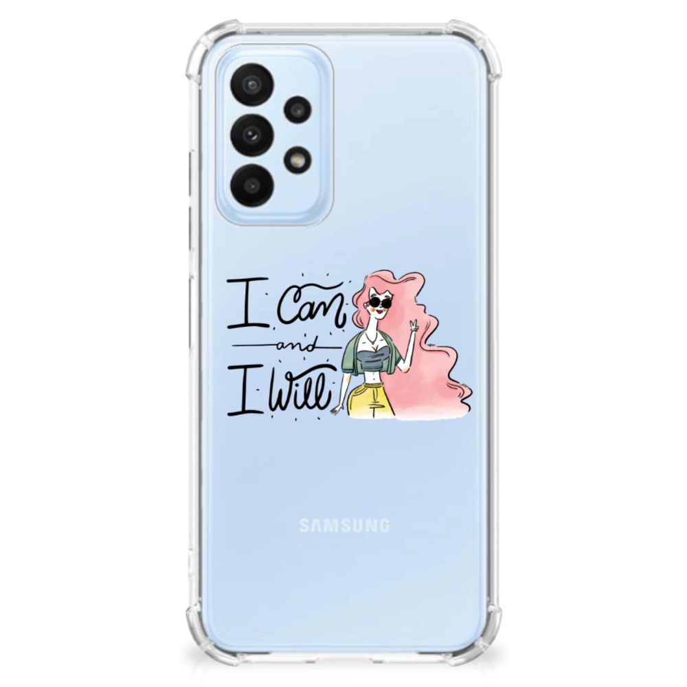 Samsung Galaxy A23 Stevig Bumper Hoesje i Can - B2C Telecom