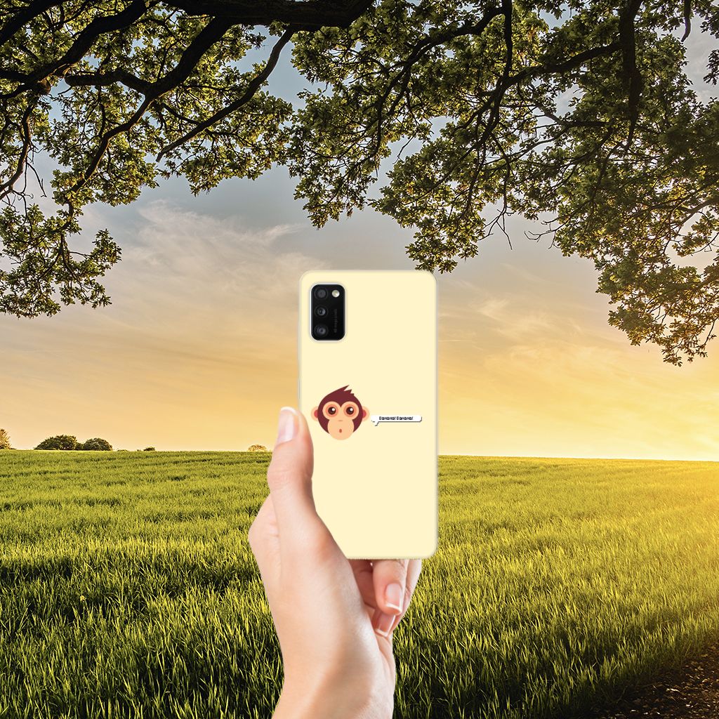 Samsung Galaxy A41 Telefoonhoesje met Naam Monkey B2C Telecom