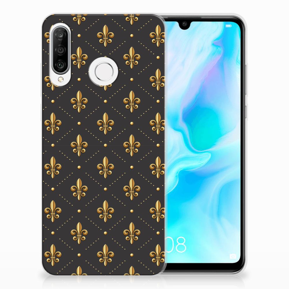 Huawei P30 Lite TPU bumper Franse Lelie