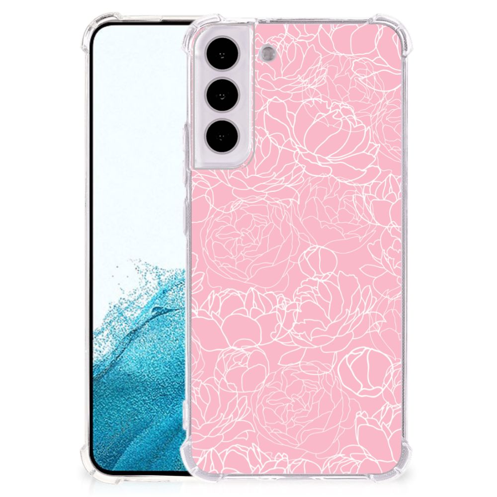 Samsung Galaxy S22 Plus Case White Flowers