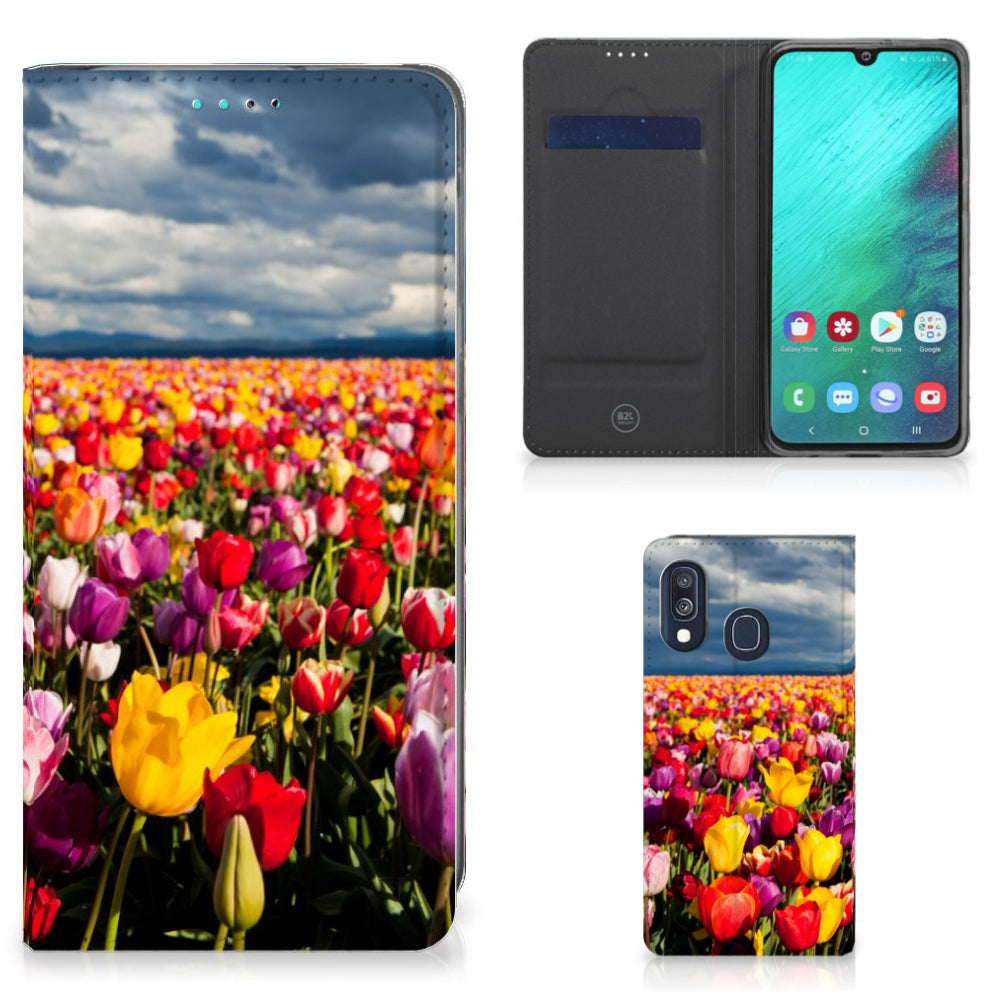 Samsung Galaxy A40 Smart Cover Tulpen