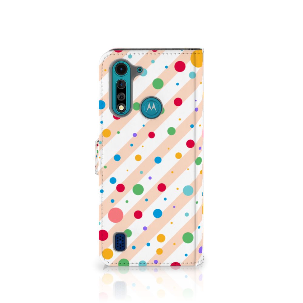 Motorola G8 Power Lite Telefoon Hoesje Dots