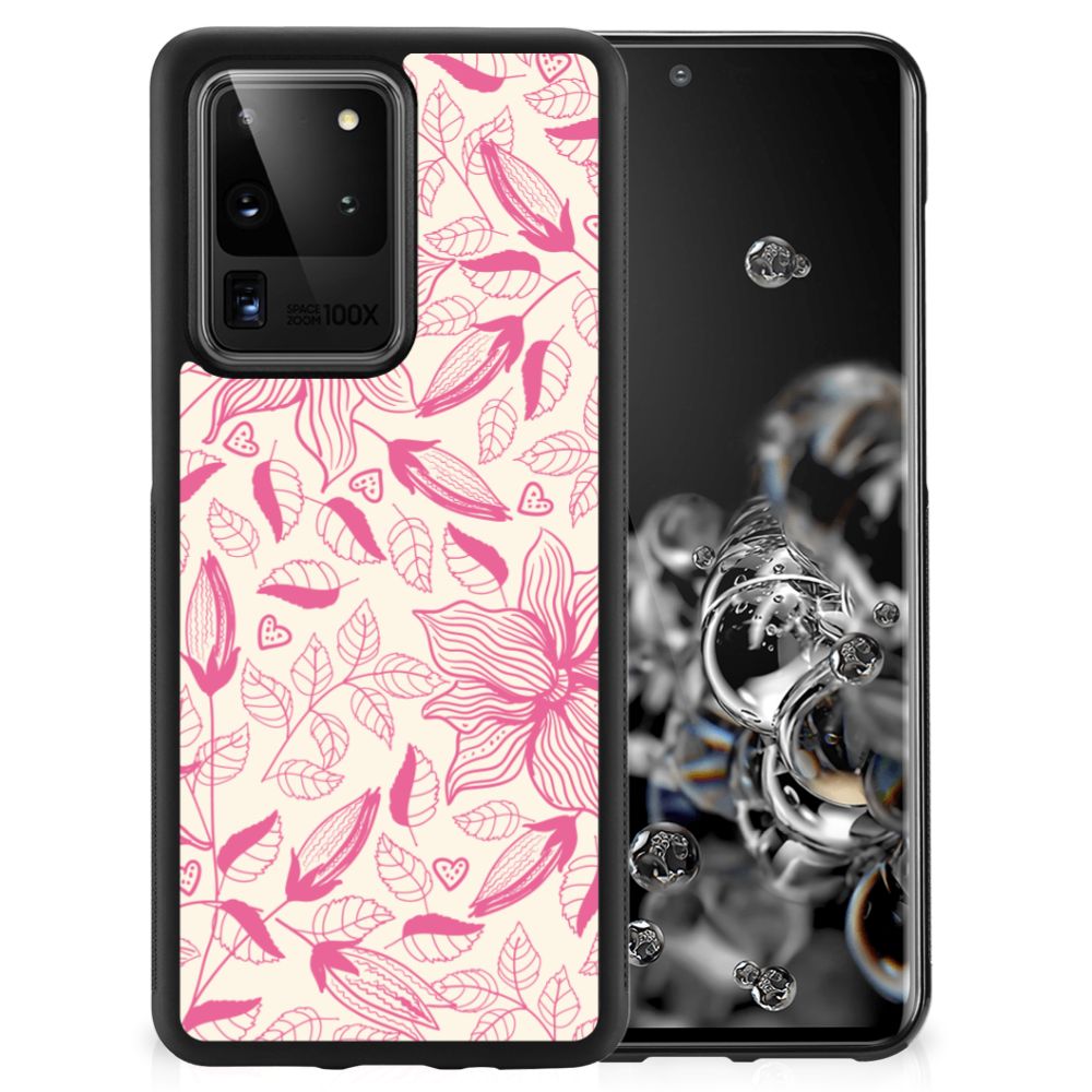 Samsung Galaxy S20 Ultra Skin Case Pink Flowers B2C Telecom