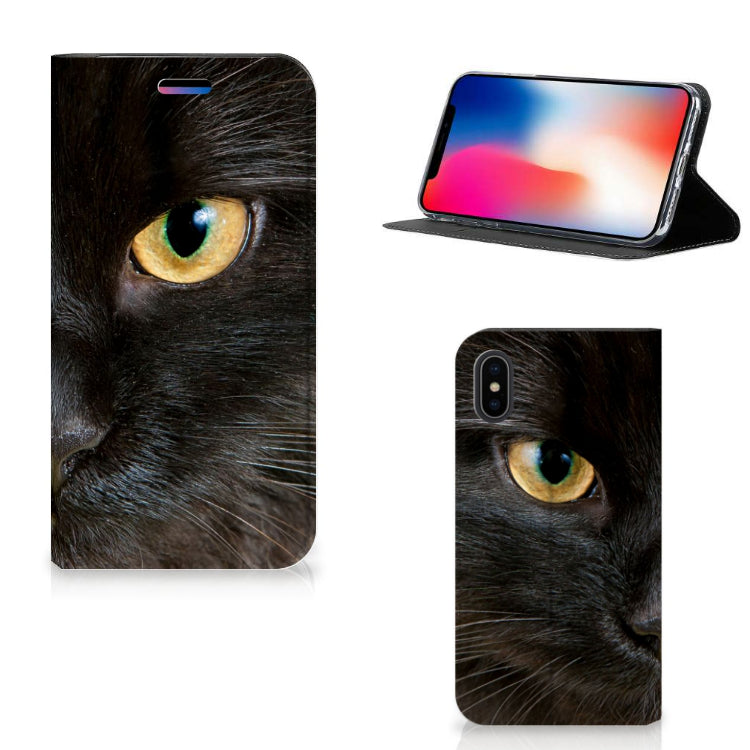 Apple iPhone X | Xs Hoesje maken Zwarte Kat