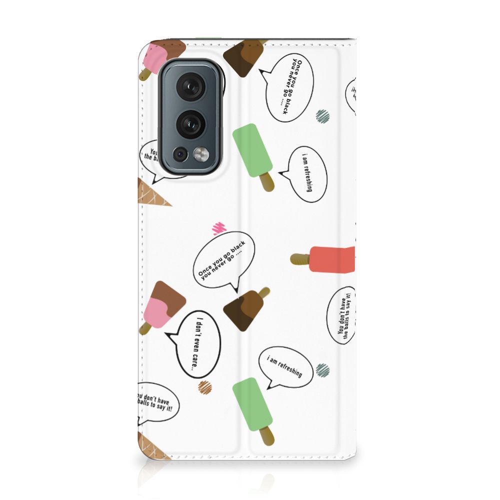 OnePlus Nord 2 5G Flip Style Cover IJsjes - B2C Telecom