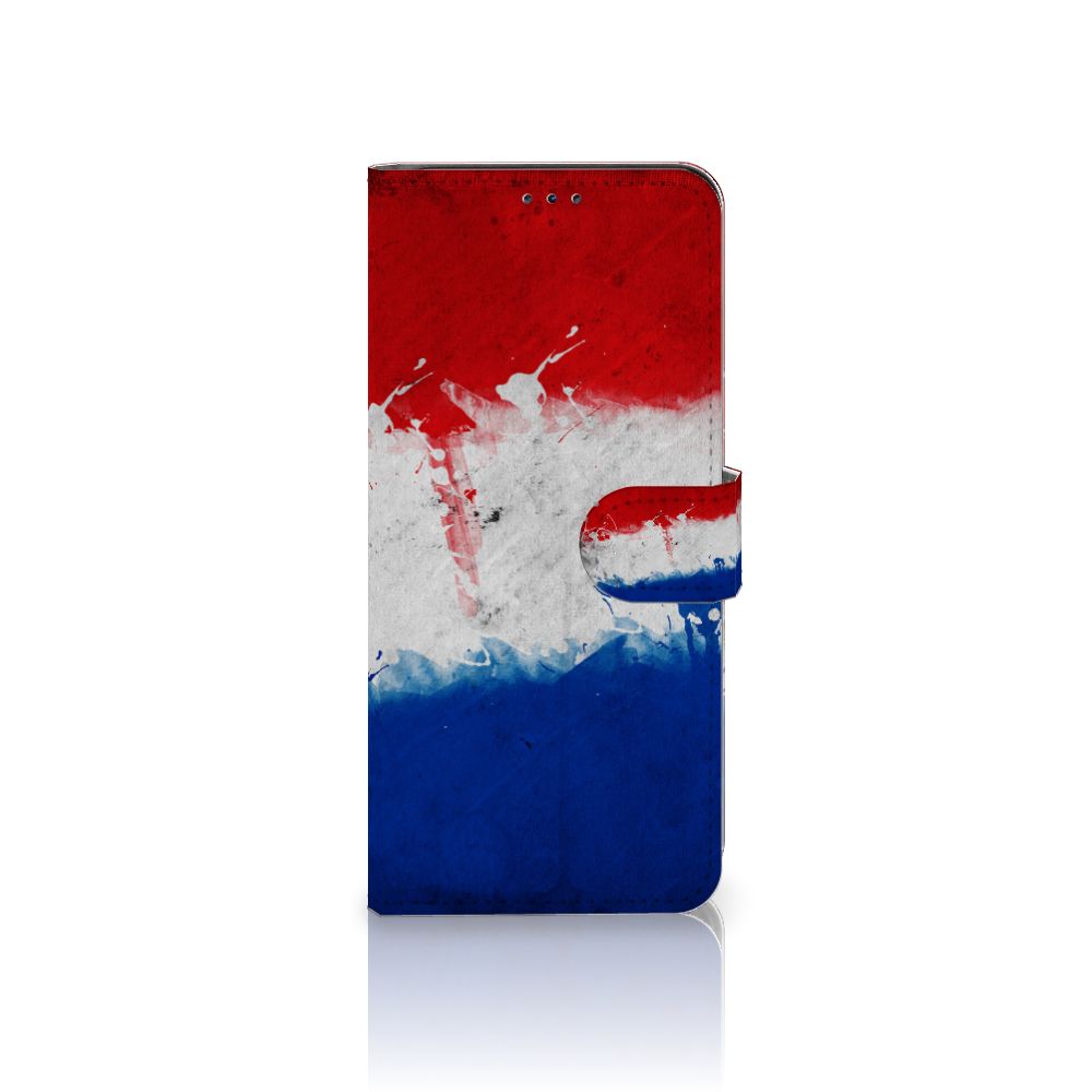 Nokia G11 | G21 Bookstyle Case Nederland met design van de Nederlandse vlag in artistieke stijl.
