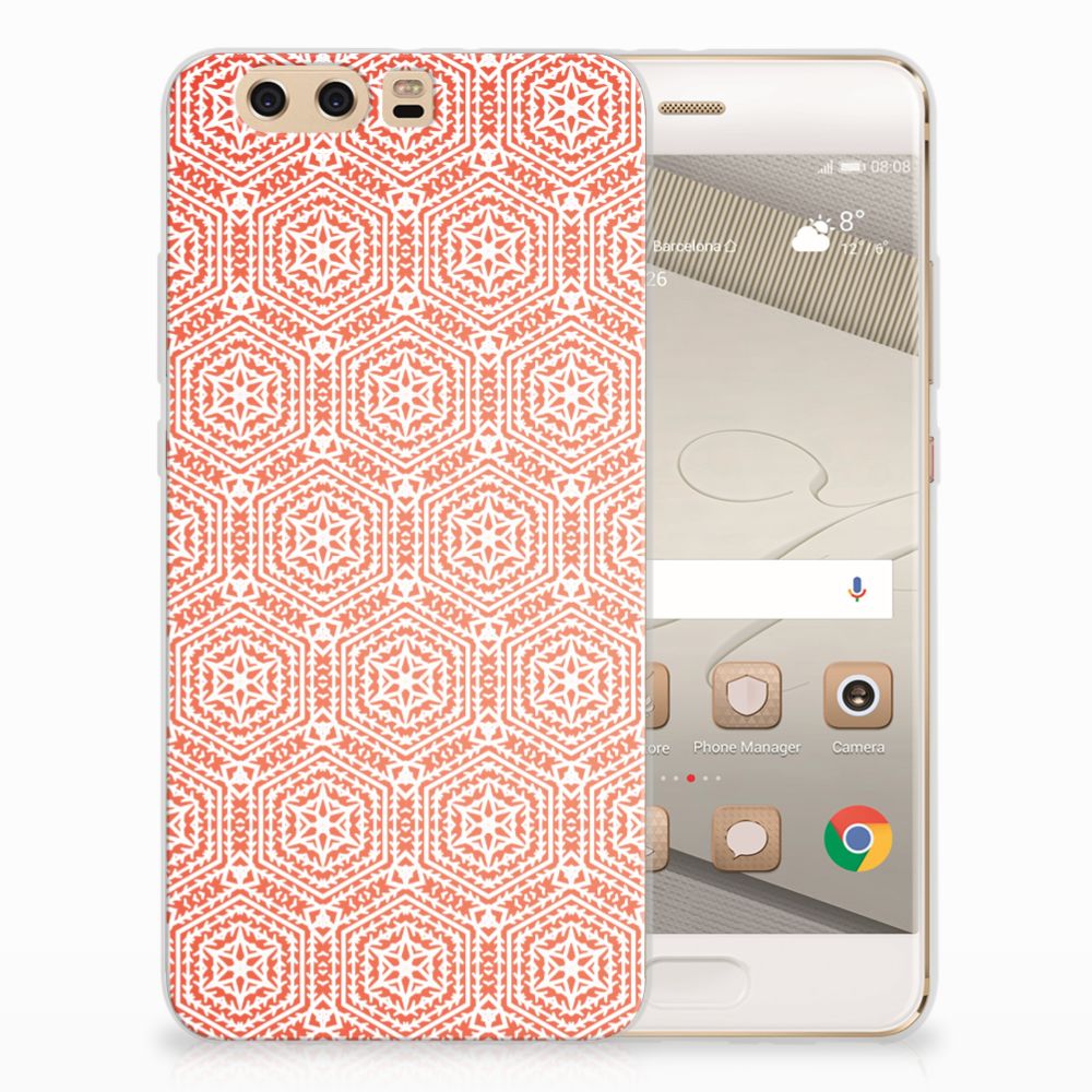 Huawei P10 Plus TPU bumper Pattern Orange