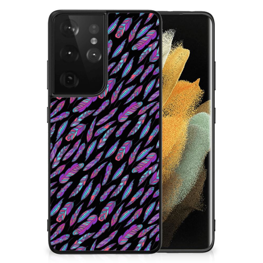 Samsung Galaxy S21 Ultra Back Case Feathers Color B2C Telecom
