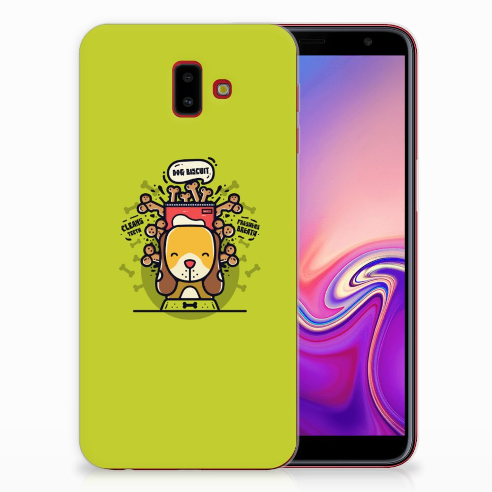 Samsung Galaxy J6 Plus (2018) Telefoonhoesje met Naam Doggy Biscuit