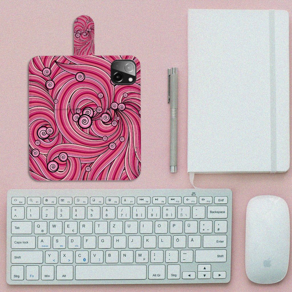 iPhone 13 Mini Hoesje Swirl Pink
