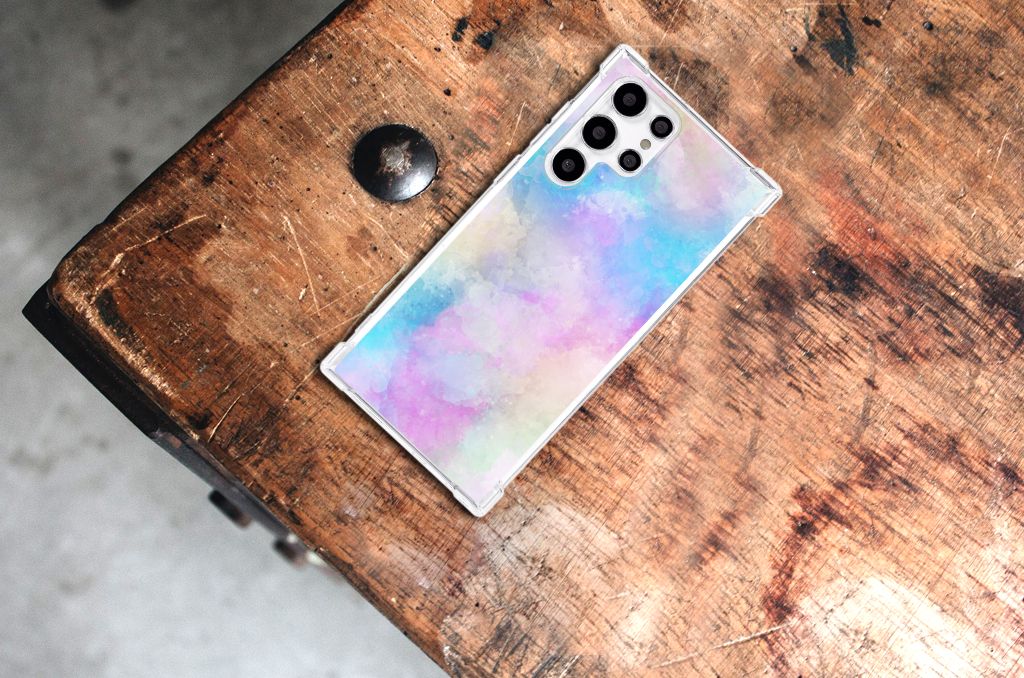 Back Cover Samsung Galaxy S22 Ultra Watercolor Light B2C Telecom