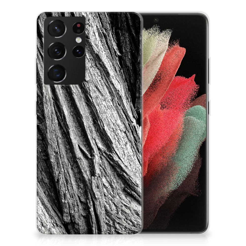 Bumper Hoesje Samsung Galaxy S21 Ultra Boomschors Grijs B2C Telecom