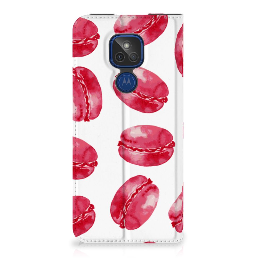 Motorola Moto G9 Play Flip Style Cover Pink Macarons - B2C Telecom