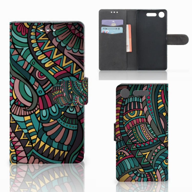 Sony Xperia XZ1 Telefoon Hoesje Aztec