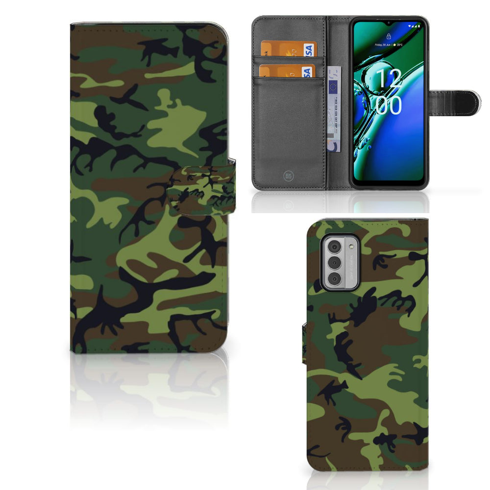 Nokia G42 Telefoon Hoesje Army Dark