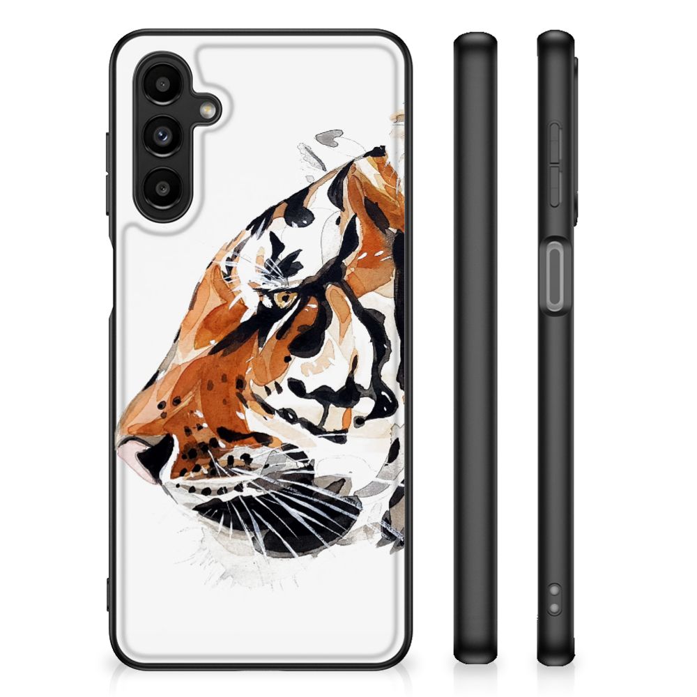 Kleurrijke Telefoonhoesje Samsung Galaxy A14 5G Watercolor Tiger